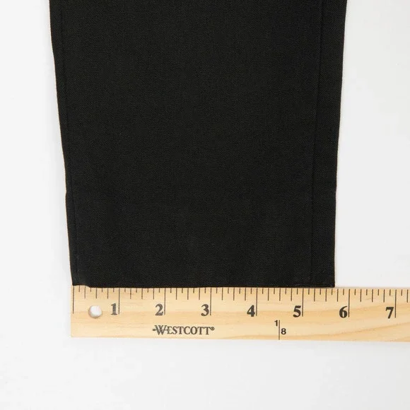 Banana Republic Sloan Slim Fit Black Dress Pants Petite Size 4 Women - Picture 13 of 13